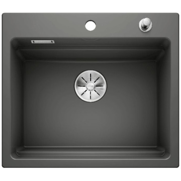 Кухонная мойка Blanco Etagon 6 Ceramic PuraPlus Basalt 525161