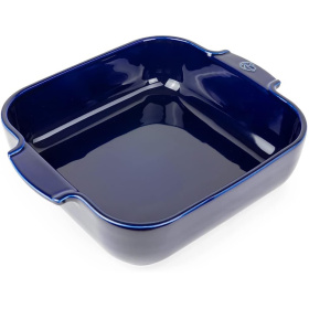 Форма для запекания Peugeot Appolia Plat four céramique carré bleu profond 60190