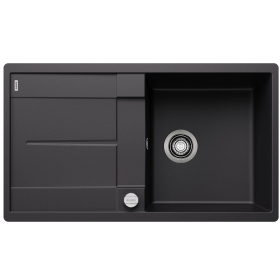 Кухонная мойка Blanco Metra 5 S-F Silgranit Black 525921