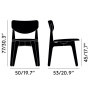 Стул Tom Dixon Slab Dining Chair SLU01BL. фото 9