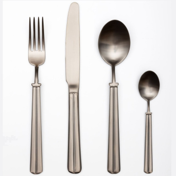 Набор столовых приборов Herdmar Brooklyn Classy Mate Anthracite PVD Cutlery Set 2080000-man