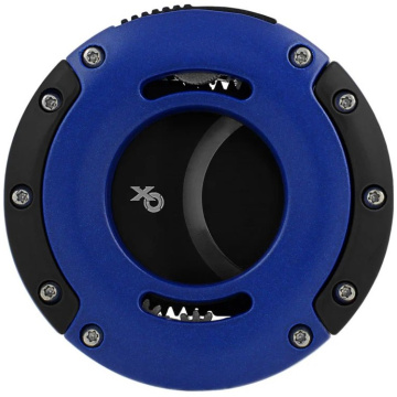 Сигарный каттер XiKar XO Black Blade & Handle Cigar Cutter Blue Black XI-403BLB