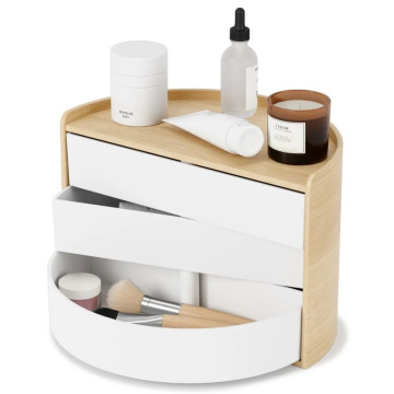 Шкатулка Umbra Moona Storage Box White-Natural 1014748-668