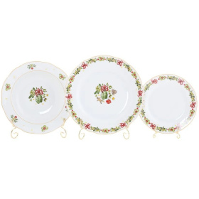 Набор из 18 тарелок Leander Mary-Anne Novoroční Sišky 03160119-2571