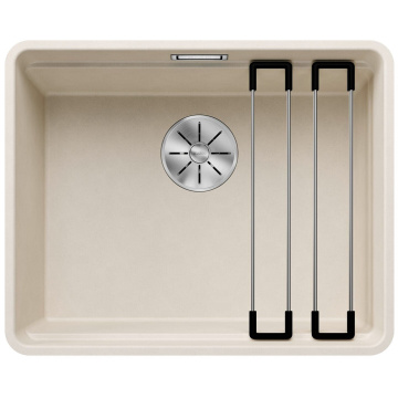 Кухонная мойка Blanco Etagon 500-F Silgranit Soft White 527074