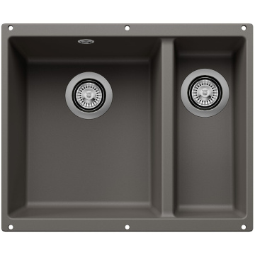 Кухонная мойка Blanco Rotan 340/160-U Silgranit Volcano Grey 527327