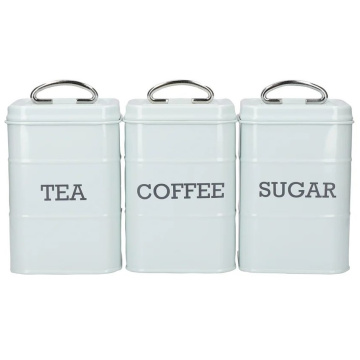 Набор банок для хранения KitchenCraft Living Nostalgia Vintage Blue TCS Canisters LNTCSSETBLU