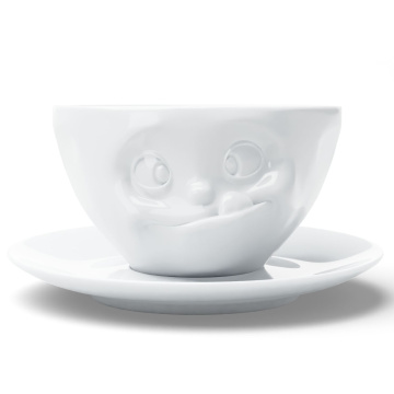 Чашка с блюдцем Tassen Coffee Cup Tasty white 01.46.01