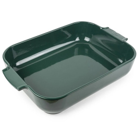 Форма для запекания Peugeot Appolia Plat four céramique rectangle vert forêt 62071