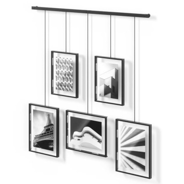 Панно для фотографий Umbra Exhibit Wall Picture Frames Set Black 1013426-040