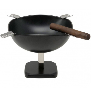 Пепельница для сигар Prestige Import Group Quadrangle Square Raised Ashtray Black Matte ASHQDGL/RBK