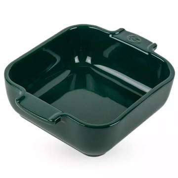 Форма для запекания Peugeot Appolia Plat four c&eacute;ramique individuel carr&eacute; vert for&ecirc;t 62149