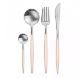 Набор столовых приборов Cutipol Goa Ivory Matte Brushed GO.006.IV