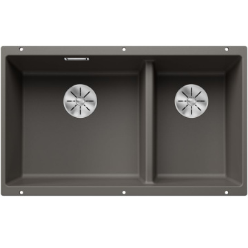 Кухонная мойка Blanco Subline 430/270-U Silgranit InFino Volcano Grey 527350