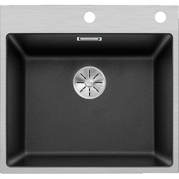 Кухонная мойка Blanco Subline 500-IF/A SteelFrame Silgranit InFino Anthracite 524111