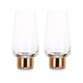 2 стакана для коктейлей Tom Dixon Tank High Ball Copper Glasses Set TKT02