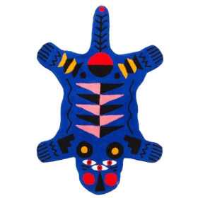 Ковер Qeeboo Oggian Blue Panther M Floor Carpet 42106PB-M