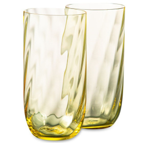 2 стакана для воды Anna Von Lipa Swirl Citron Set AVL-512-12