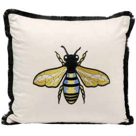 Подушка KARE Kissen Bee Weiß 56818