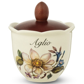 Емкость для чеснока Nuova Cer Petali di Primavera Barattolo Aglio 7385-PDP