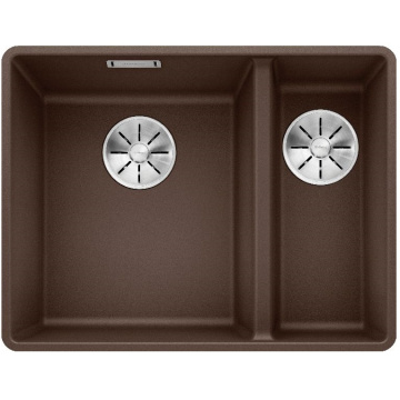 Кухонная мойка Blanco Subline 340/160-F Silgranit InFino Coffee 523573
