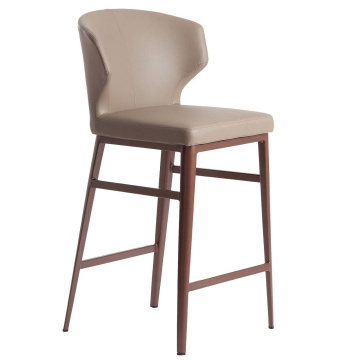 Полубарный стул Angel Cerdá Taburete polipiel visón oscuro 4000 AC-063010