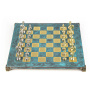 Шахматы Manopoulos Classic Metal Staunton Chess Set S34TIR. фото 3