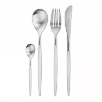 Набор столовых приборов Cutipol Mio White Matte Brushed MI.006.W