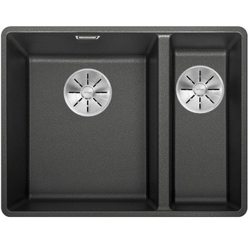 Кухонная мойка Blanco Subline 340/160-F Silgranit InFino Anthracite 523568