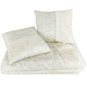 Одеяло-покрывало с подушками Renato Balestra Alessia Coperta-copriletto panna RBL/441051