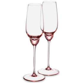 2 бокала для шампанского Klimchi Shadows Champagne Glass Suede Pink Set 25143/240-72/00