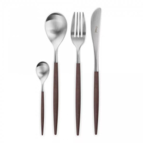 Набор столовых приборов Cutipol Mio Brown Matte Brushed MI.006.B