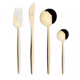 Набор столовых приборов Cutipol Moon Mirror Polished Champagne MO.006.CH