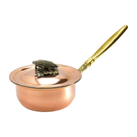 Ковш с крышкой Кольчугинский Мельхиор KM111768