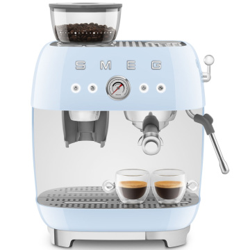 Кофеварка рожковая Smeg Macchina da Caffè Espresso Manuale 50's Style Azzurro EGF03PBEU