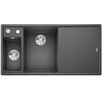 Кухонная мойка Blanco Axia III 6S Silgranit InFino Rock Grey 524644