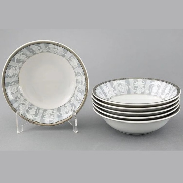 Набор из 6 салатников Leander Sabina Šedý Ornament 02161411-1013
