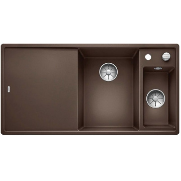 Кухонная мойка Blanco Axia III 6S Silgranit InFino Coffee 523471