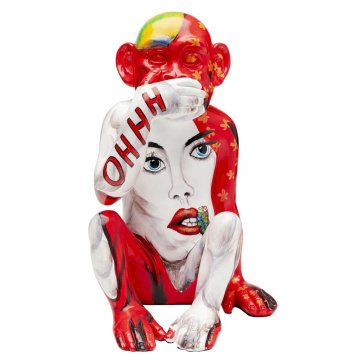 Фигурка KARE Deko Figur Graffiti Monkey Rot 56826