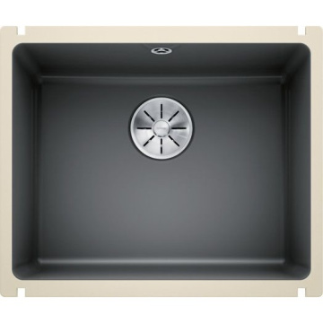 Кухонная мойка Blanco Subline 500-U Ceramic PuraPlus InFino Basalt 523739