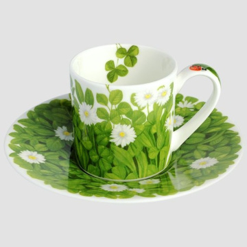 Чашка кофейная с блюдцем Taitù Prati Italiani Espresso & Piattino 2-991-C