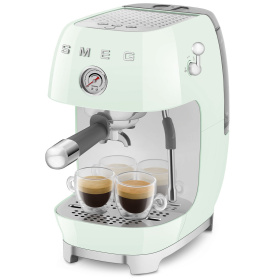 Кофеварка рожковая Smeg Macchina da Caffè Espresso Manuale 50's Style Verde pastello Lucido ECF03PGEU