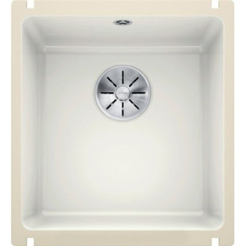 Кухонная мойка Blanco Subline 375-U Ceramic PuraPlus InFino Crystal White Glossy 523726