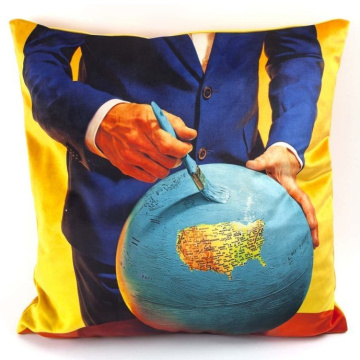 Подушка Seletti Cushion Globe With Plume Padding 02316