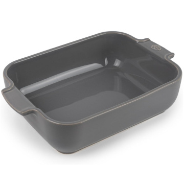 Форма для запекания Peugeot Appolia Plat four c&eacute;ramique rectangle gris 61890