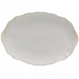 Блюдо овальное Costa Nova Alentejo Oval Platter JA321-WHT