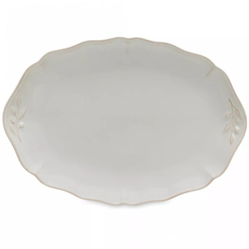 Блюдо овальное Costa Nova Alentejo Oval Platter JA321-WHT