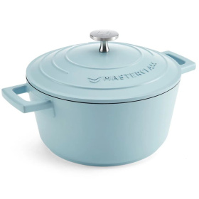 Кастрюля с крышкой KitchenCraft MasterClass Sky Blue Casserole Dish MCMCRD20SKY
