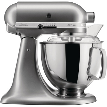Миксер планетарный KitchenAid Artisan Series 5-Quart Tilt-Head Stand Mixer Contour Silver KSM175PSCU