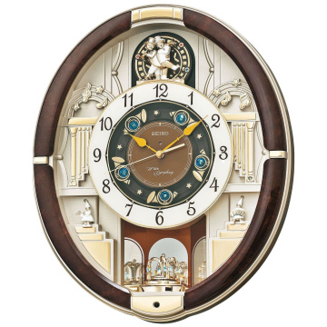 Настенные часы с маятником Seiko Quartz Wall Clock QXM289BT